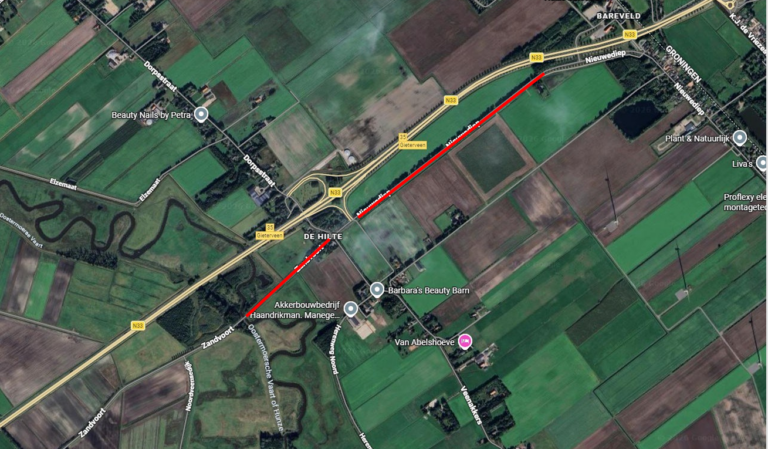 Werkzaamheden weg naar Bareveld april-juli ’26